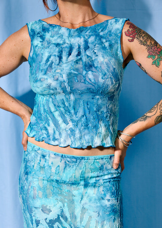 2 IN 1 TANK BLUE WATER