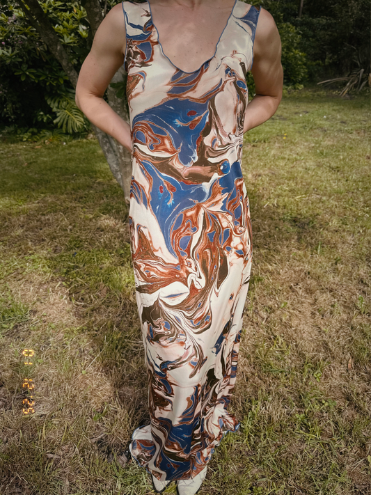 ZALI 2 IN 1 MAXI DRESS DESERT MIRAGE