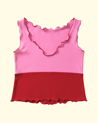 ROSIE 2 IN 1 TANK CHERRY BUBBLEGUM