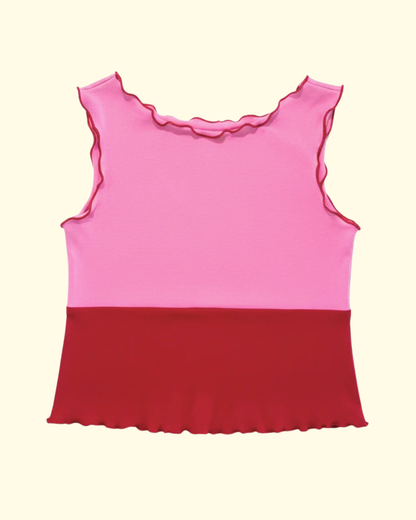 ROSIE 2 IN 1 TANK CHERRY BUBBLEGUM