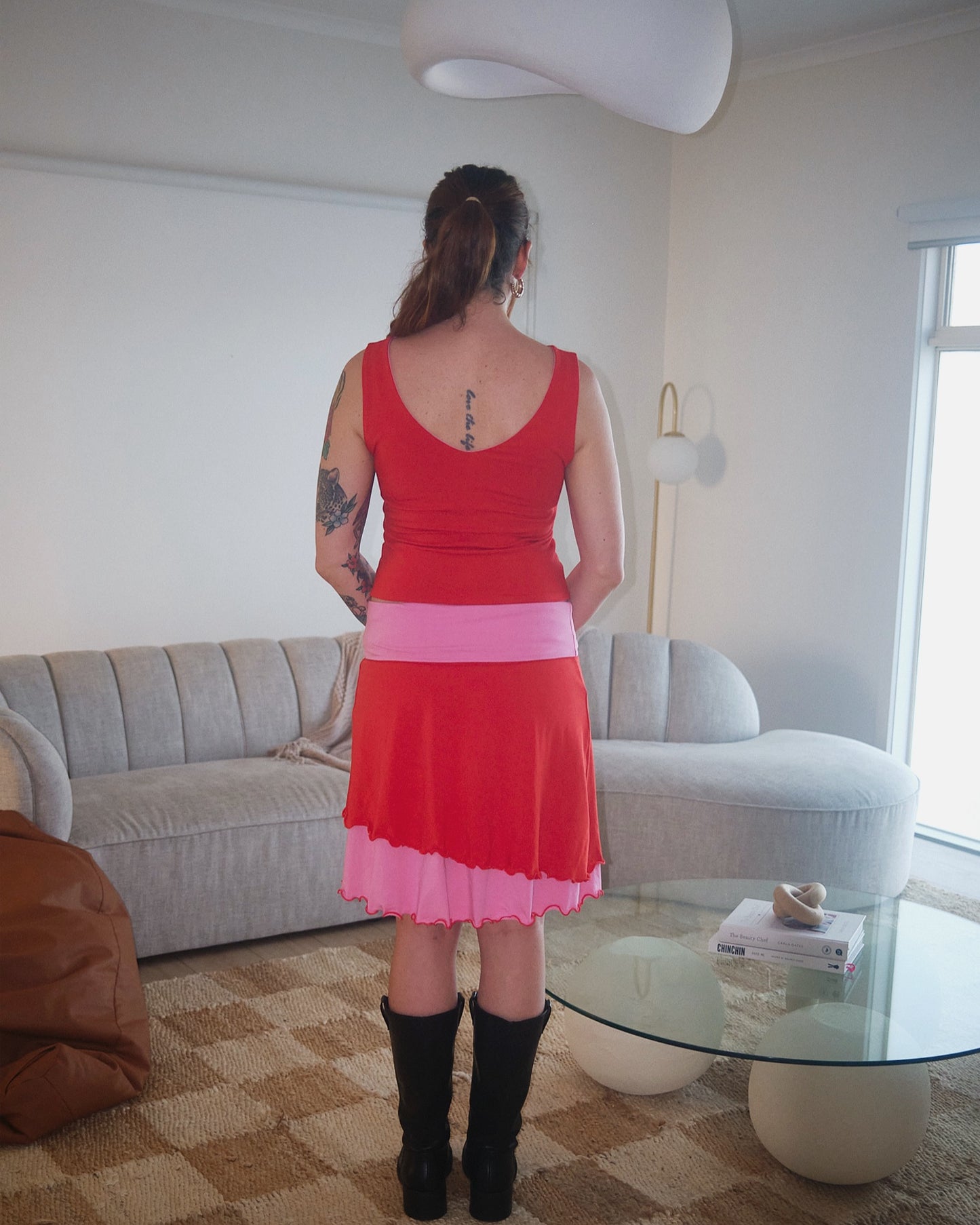 ESSENTIAL 4 IN 1 TANK TOP CHERRY BUBBBLEGUM