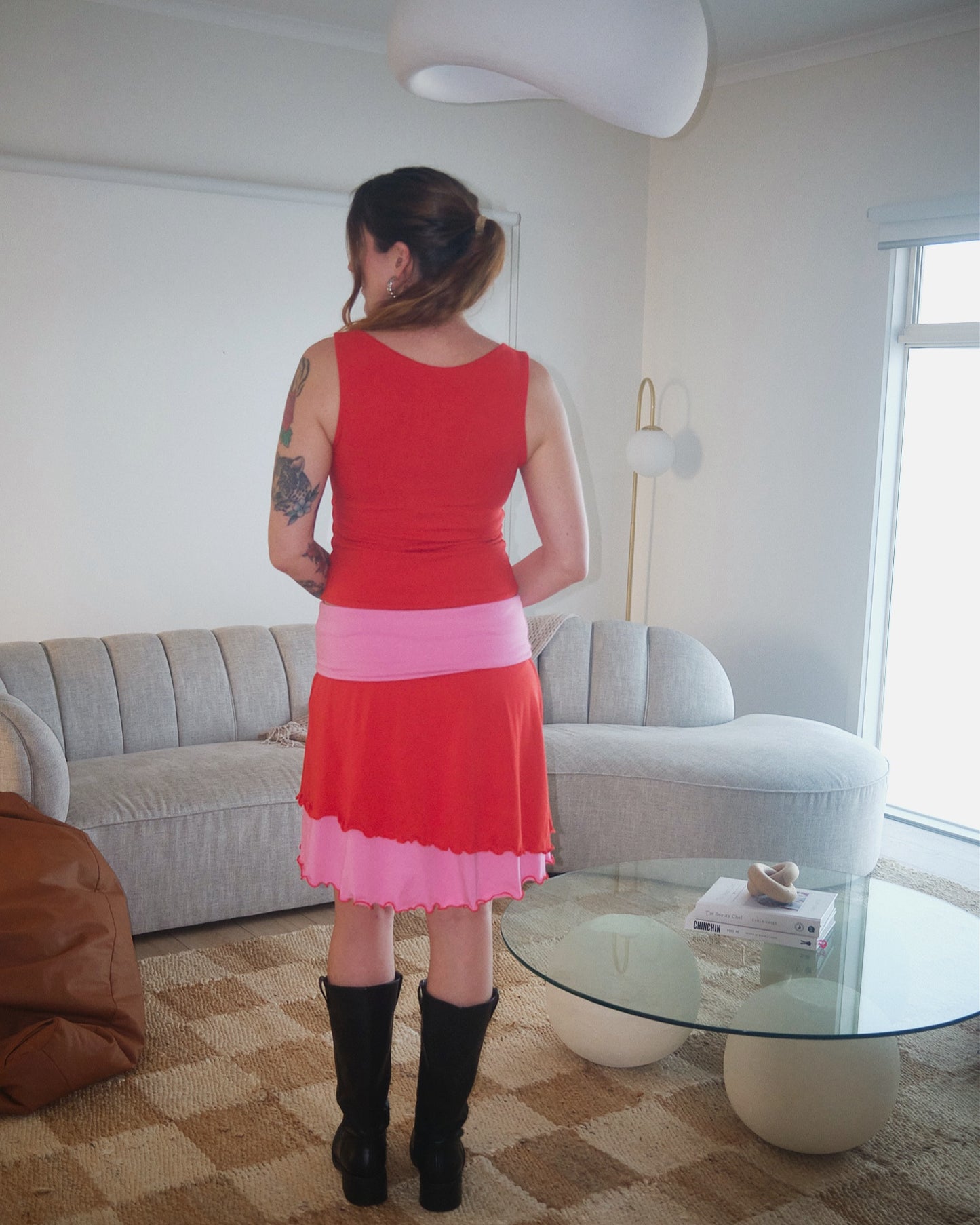 ESSENTIAL 4 IN 1 TANK TOP CHERRY BUBBBLEGUM