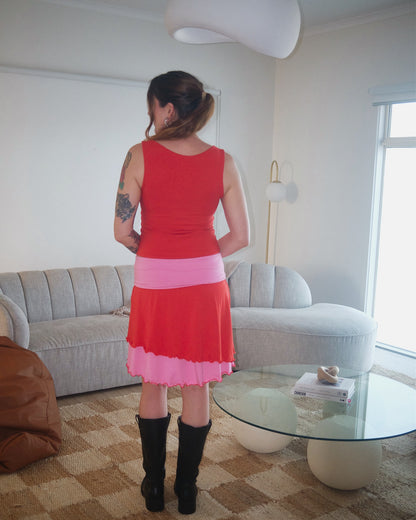 ESSENTIAL 4 IN 1 TANK TOP CHERRY BUBBBLEGUM