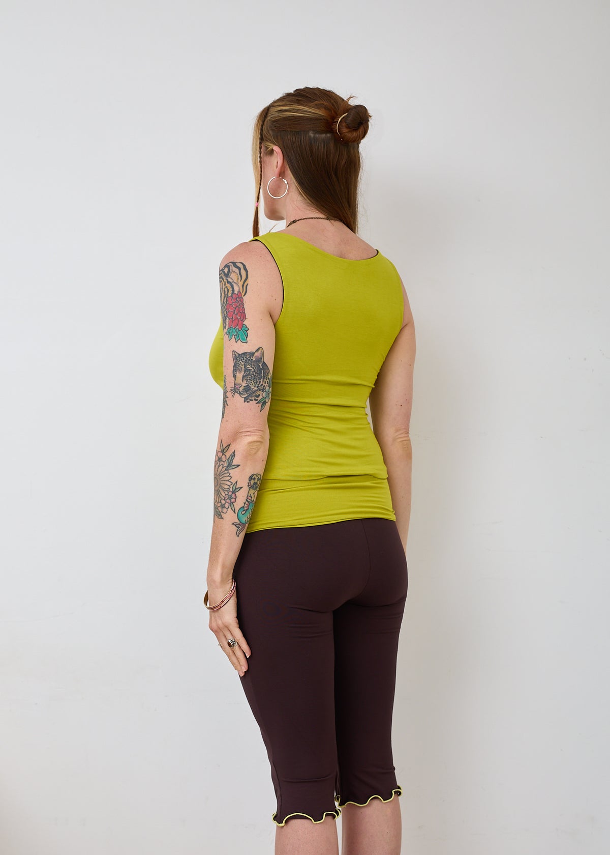 Essential 4 in 1 Tank Top - Wasabi & Truffle
