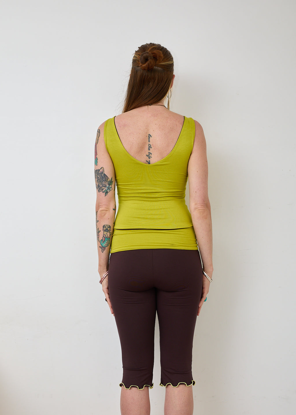 Essential 4 in 1 Tank Top - Wasabi & Truffle