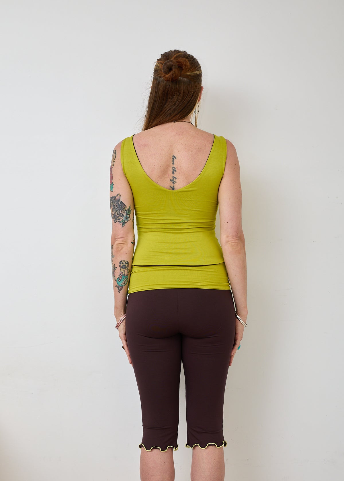 Essential 4 in 1 Tank Top - Wasabi & Truffle