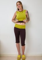 Essential 4 in 1 Tank Top - Wasabi & Truffle
