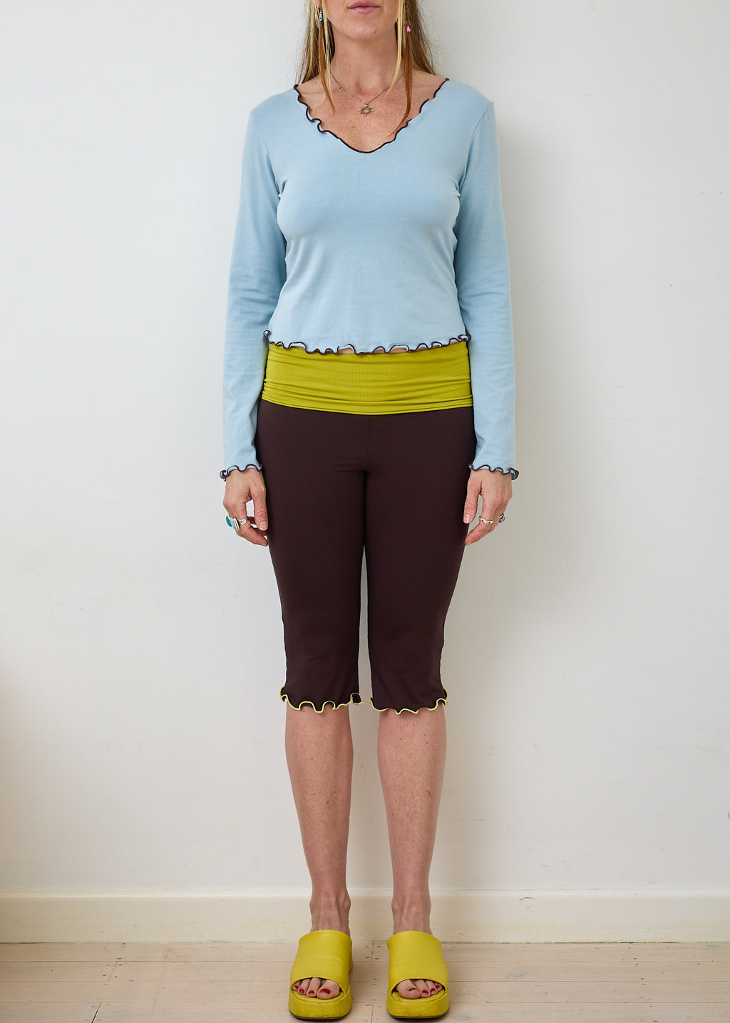 Lola 2 in 1 Long Sleeve Top - Sky