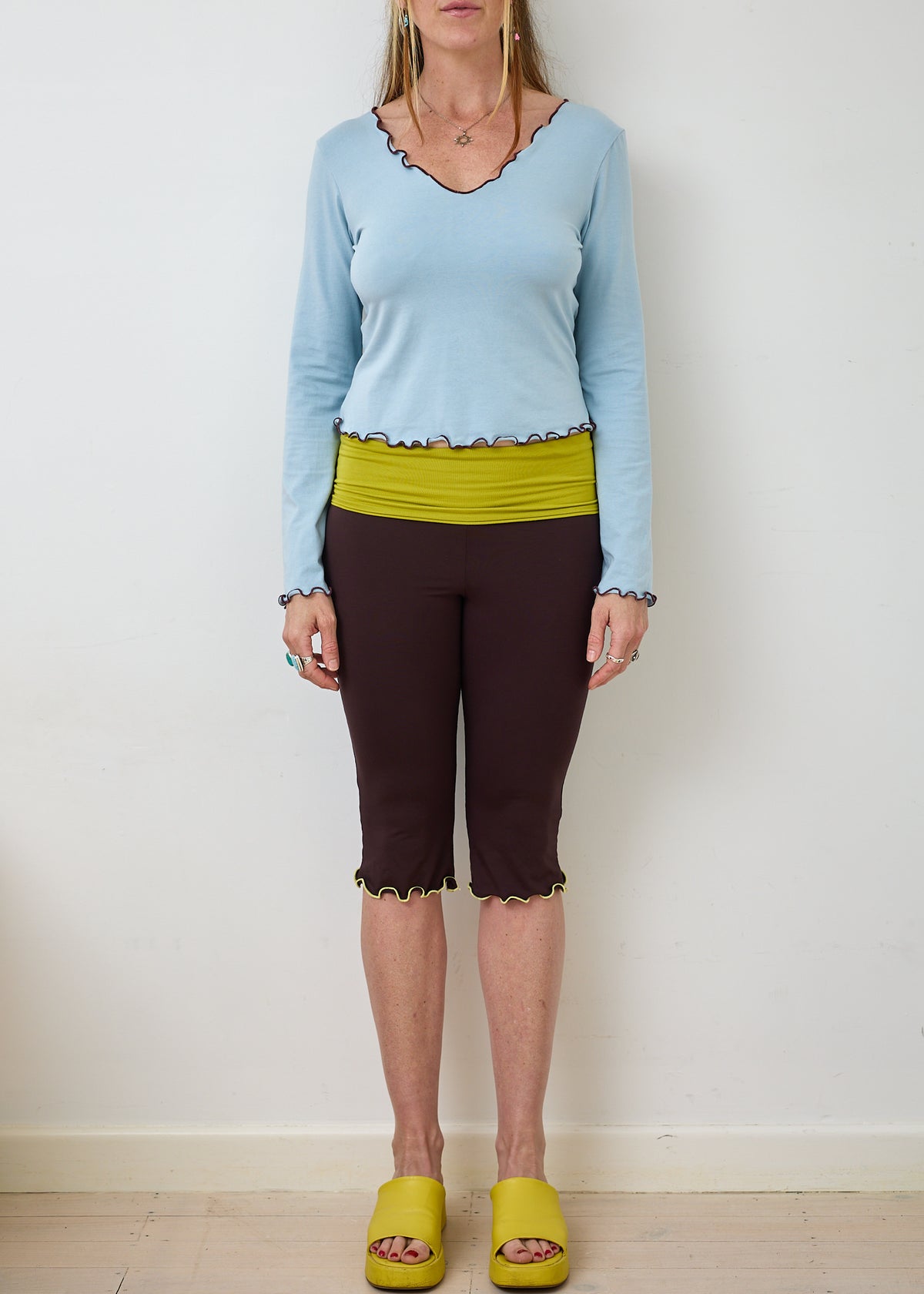 Lola 2 in 1 Long Sleeve Top - Sky