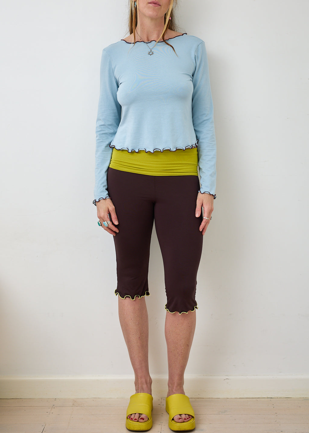 Lola 2 in 1 Long Sleeve Top - Sky