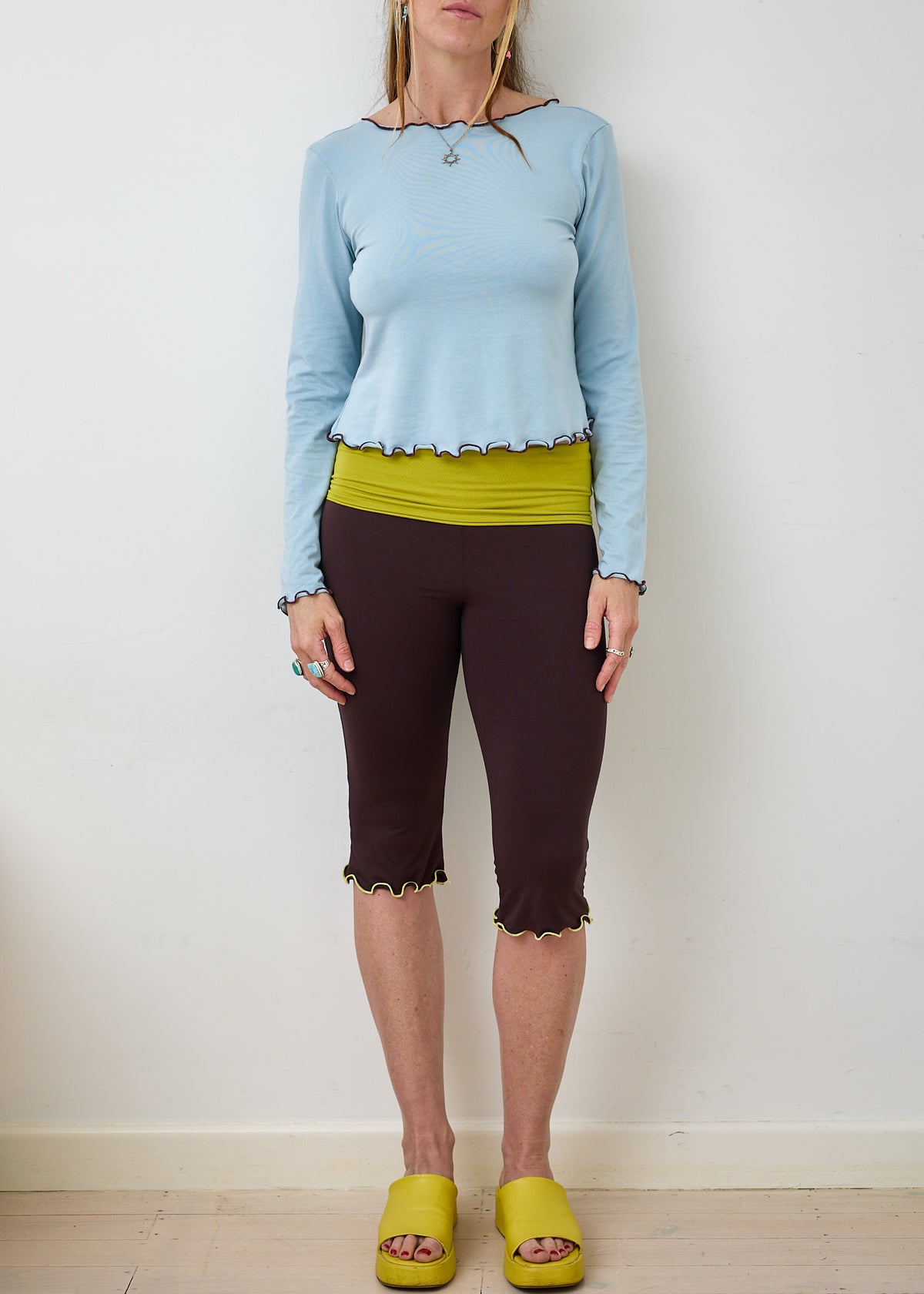 Lola 2 in 1 Long Sleeve Top - Sky