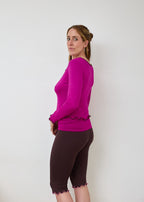 Capri Pant - Hibiscus & Truffle