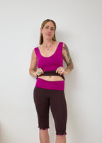 Essential 4 in 1 Tank Top - Hibiscus & Truffle
