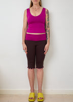Essential 4 in 1 Tank Top - Hibiscus & Truffle