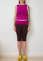 Essential 4 in 1 Tank Top - Hibiscus & Truffle
