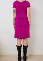 2 in 1 Skirt - Hibiscus & Truffle