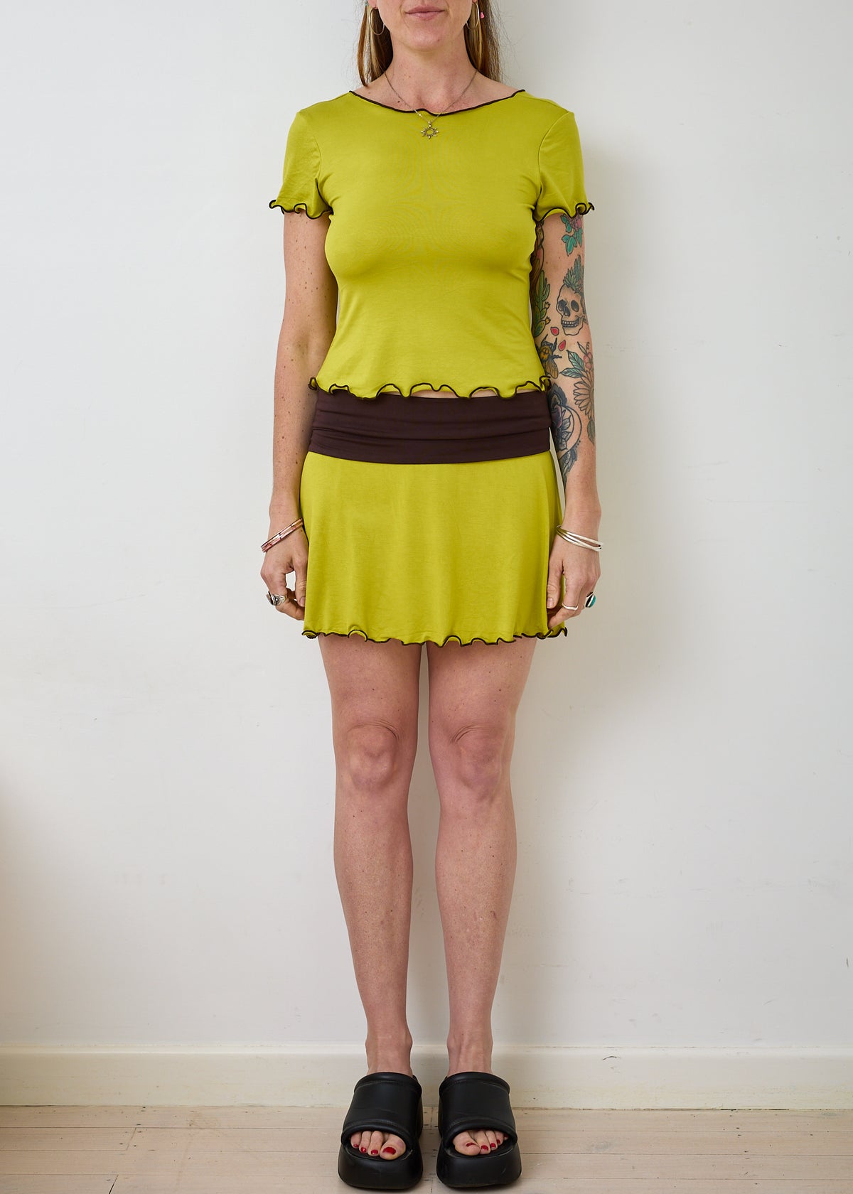 2 in 1 Baby Tee - Wasabi