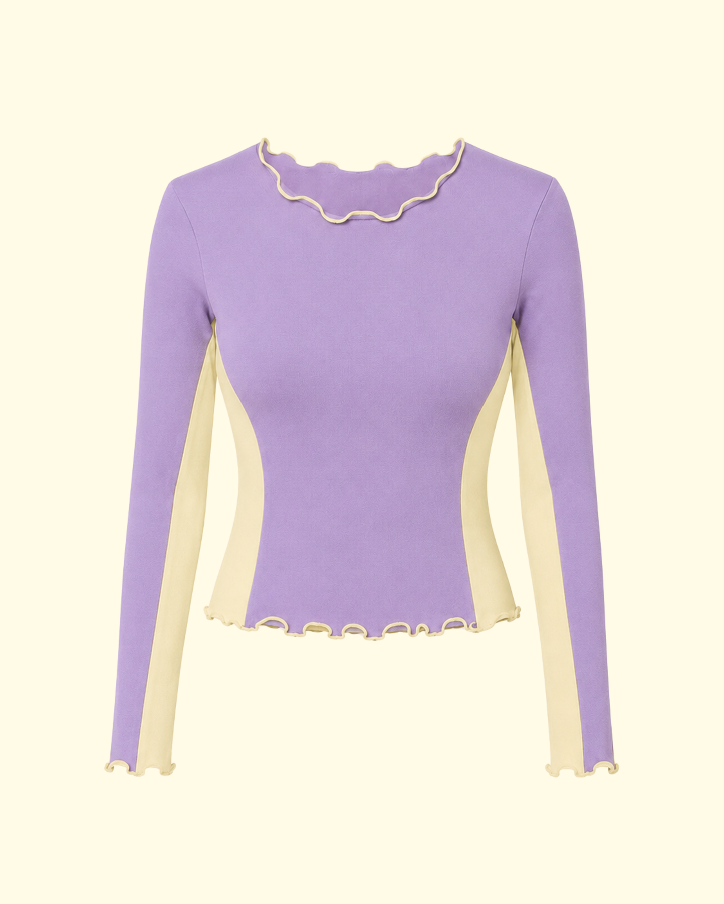 SPORTY SPLICE LONG SLEEVE TOP ENDLESS SUMMER