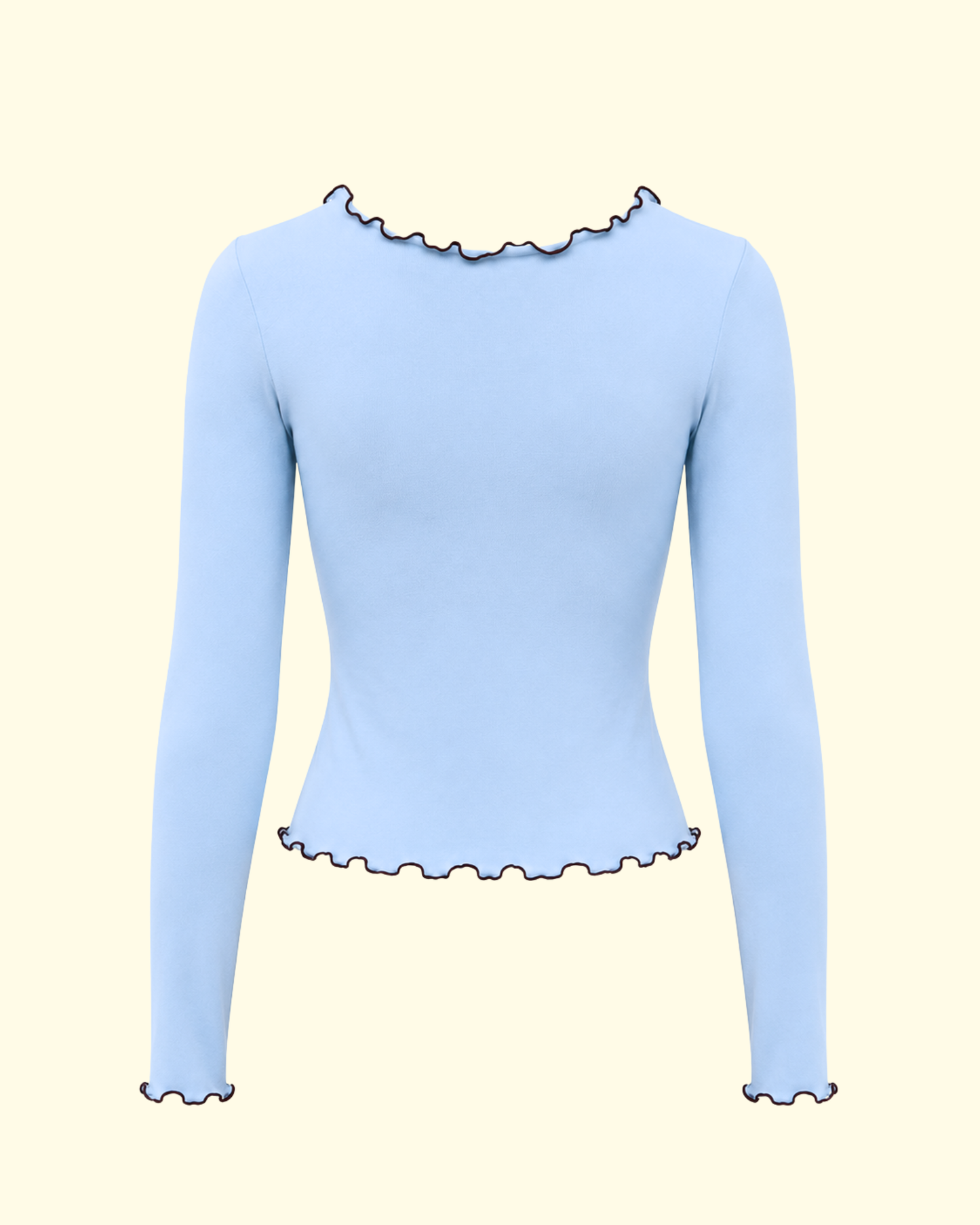 LOLA 2 IN 1 LONG SLEEVE TOP BLUE SKIES