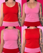 Essential 4 in 1 Tank Top - Cherry Bubblegum