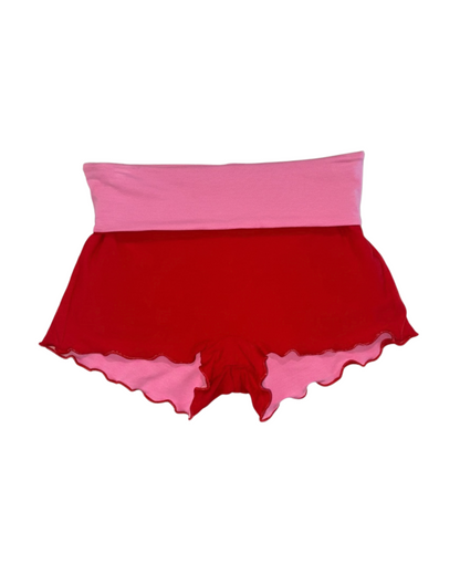 GIGI MINI SHORTS CHERRY BUBBLEGUM