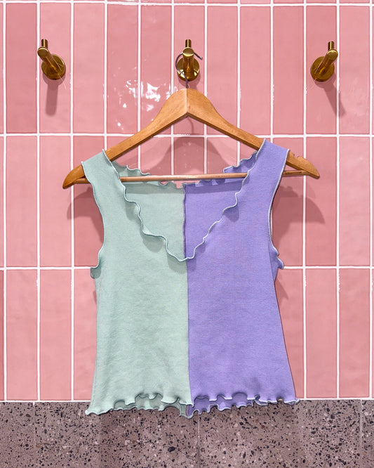 2 IN 1 TANK | MINT & VIOLET