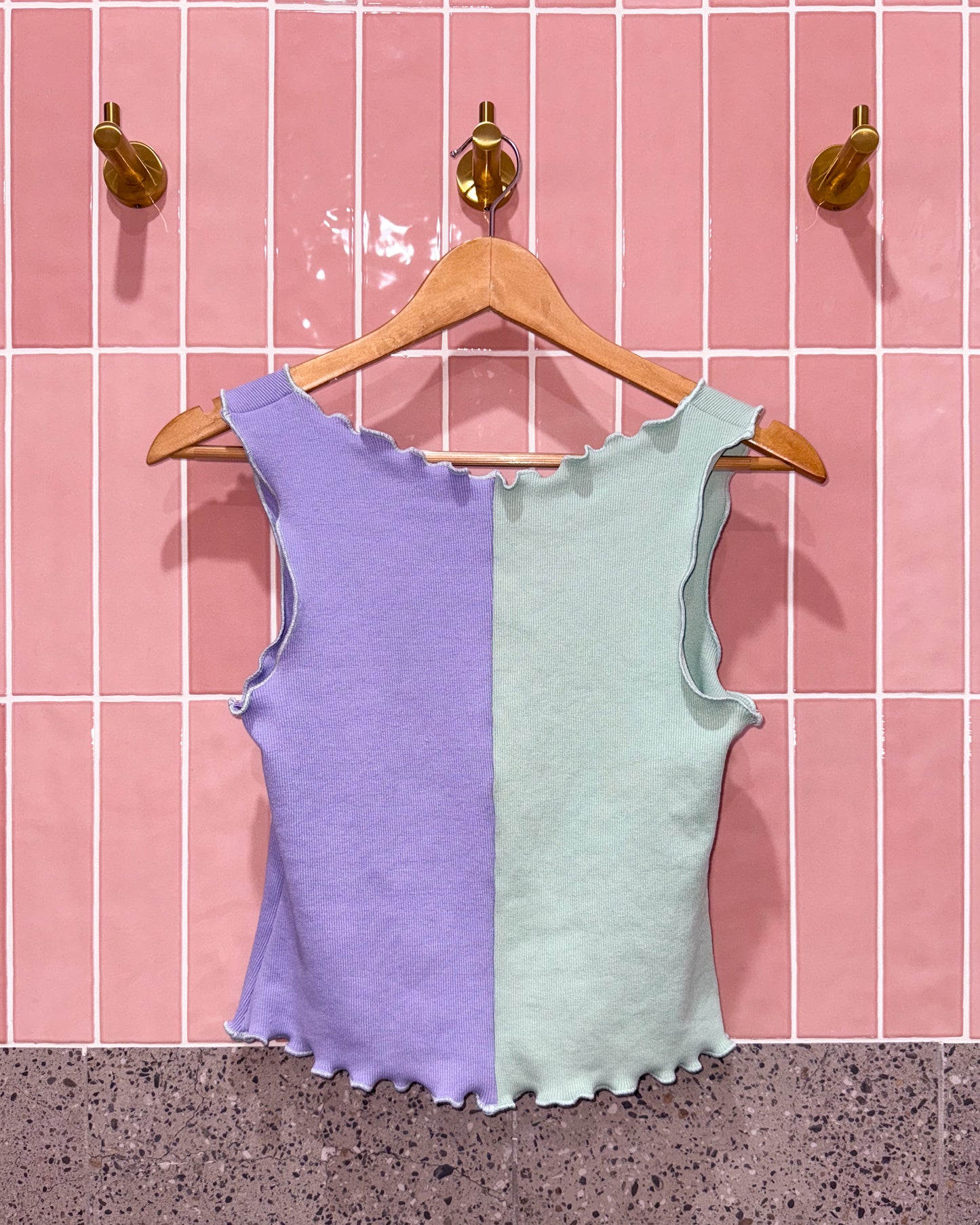 2 IN 1 TANK | MINT & VIOLET