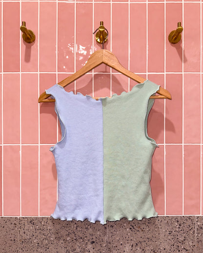 2 IN 1 TANK | MINT & BABY BLUE