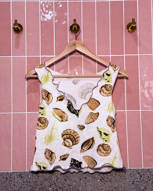 2 IN 1 TANK | GREEN SHELLS