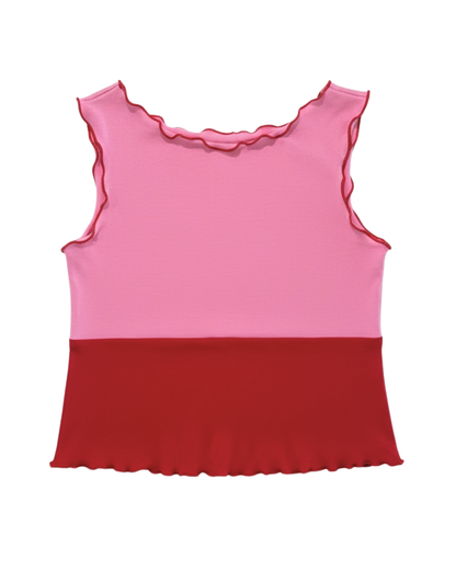 ROSIE 2 IN 1 TANK CHERRY BUBBLEGUM
